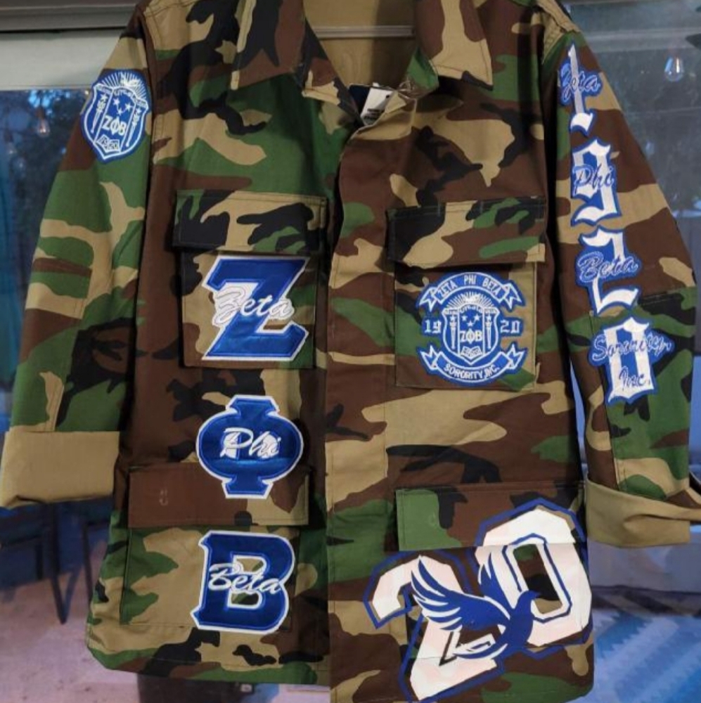 Custom Camouflage Patch Jacket
